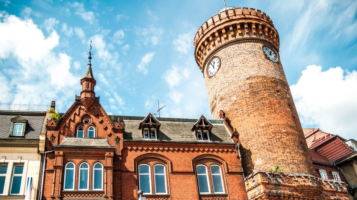 Cottbus Spremberger Turm - durch Erika Maislein betreut; sie ist für die 10 besten der Lausitz 2024 nominiert worden.