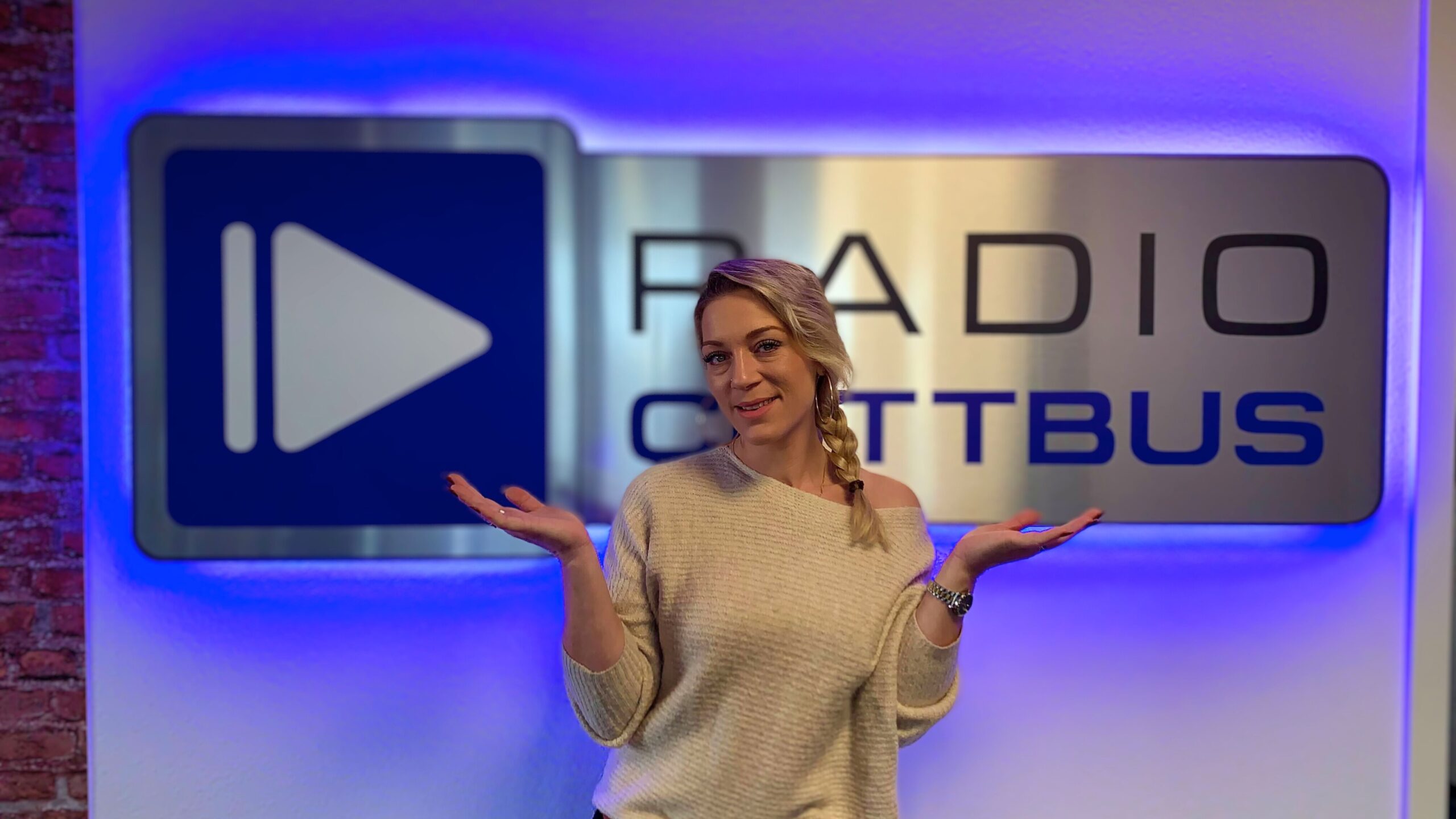 Natalie Frank zu Gast bei Radio Cottbus