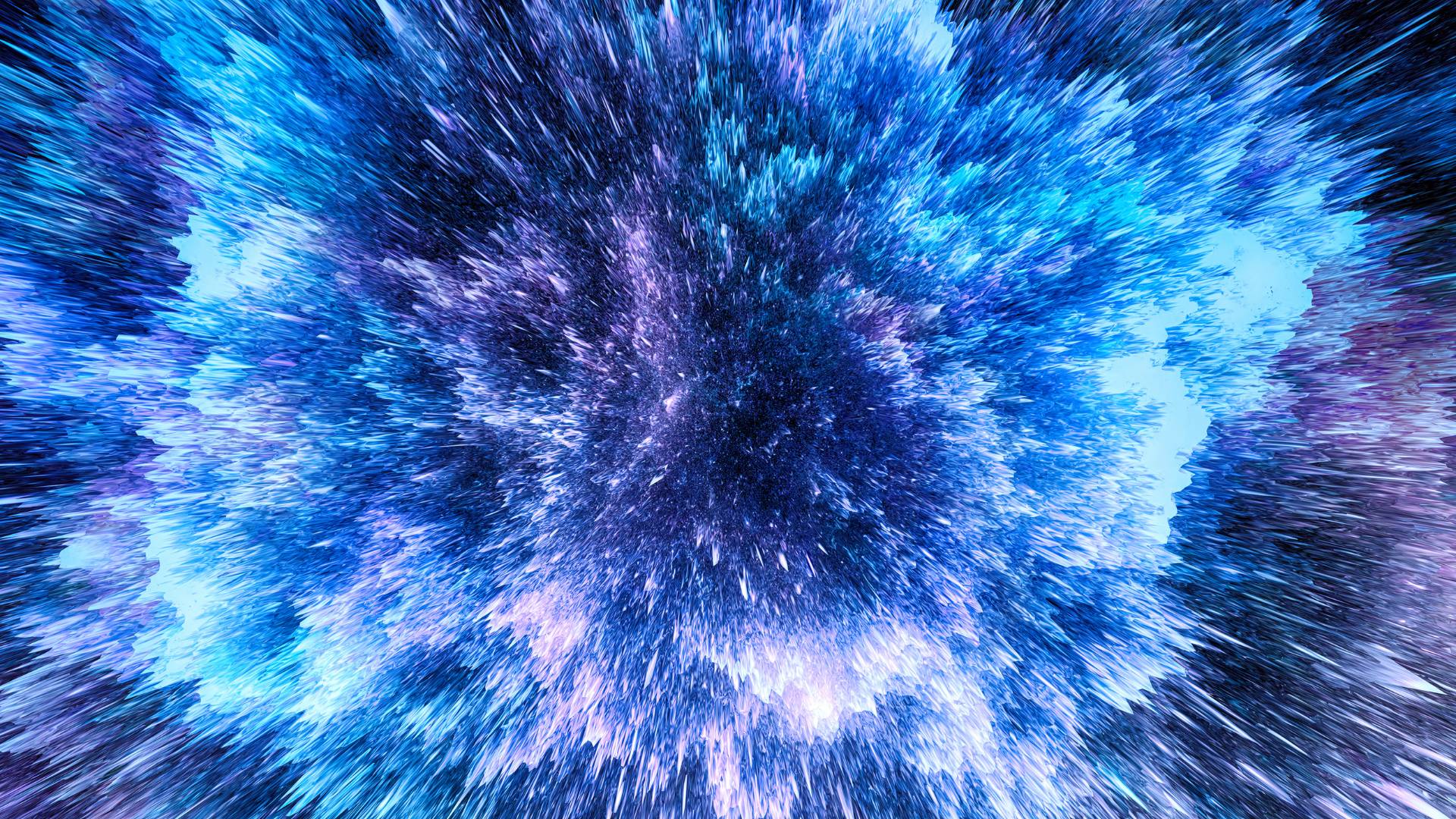 blaue farbexplusion