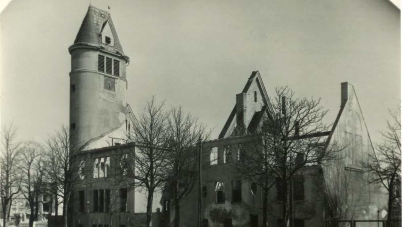 zerbombte Lutherkirche Cottbus
