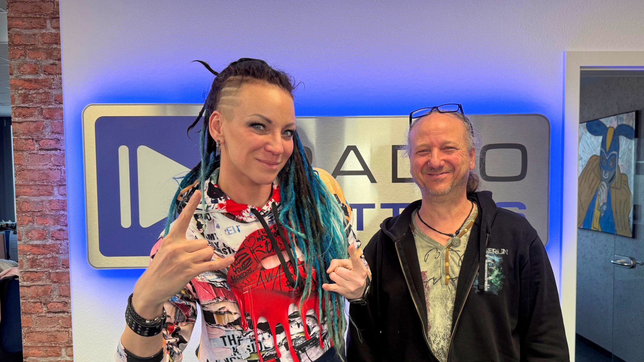Die Band Null Positiv zu Gast bei Radio Cottbus