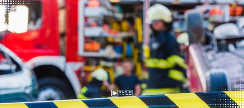 Schwerer Verkehrsunfall in Guben