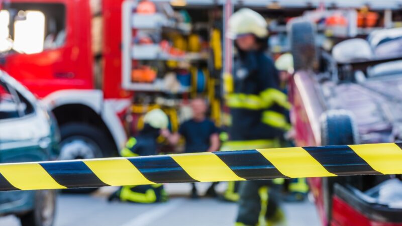 Schwerer Verkehrsunfall in Guben