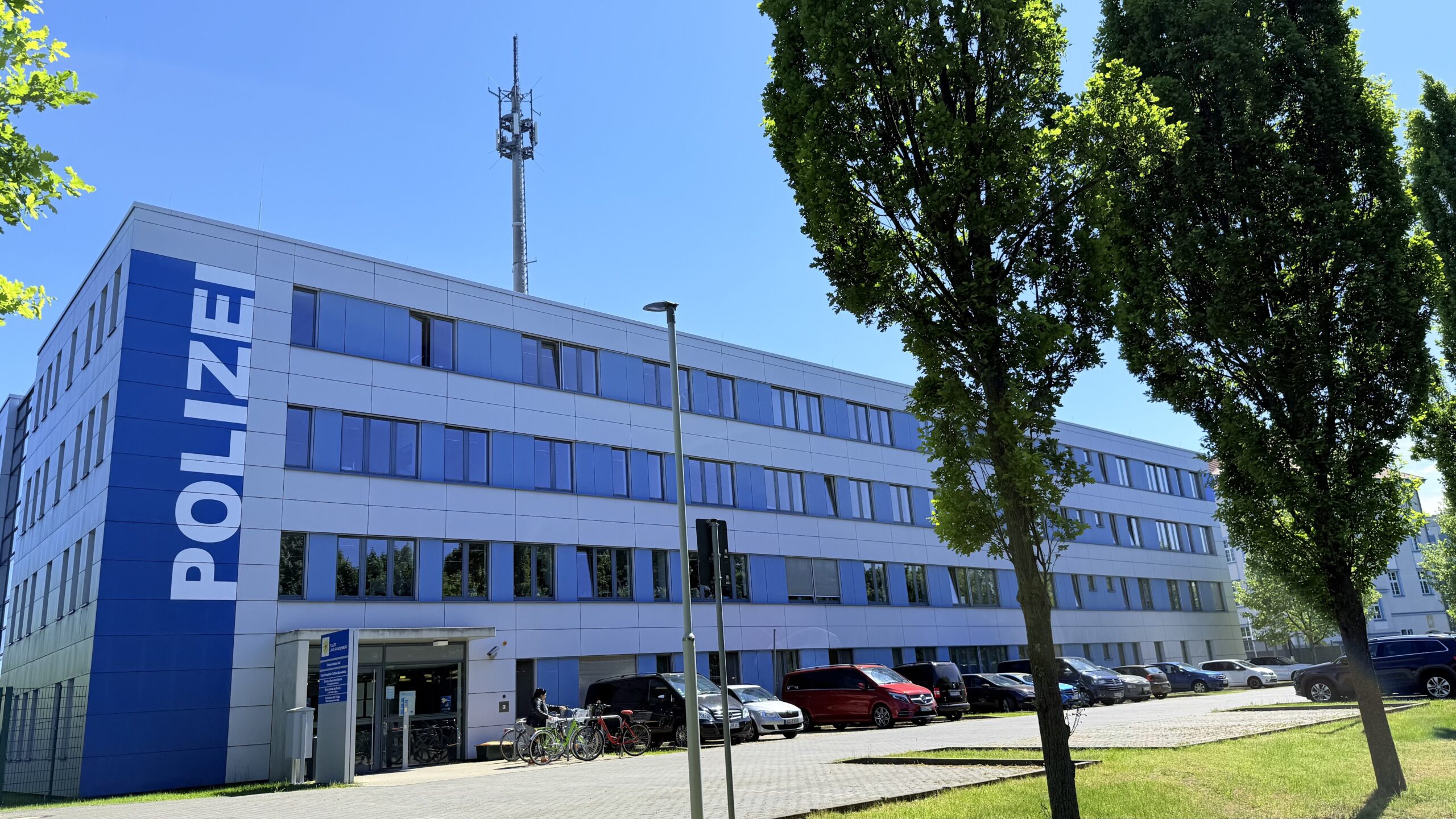 Polizeigebäude der Polizeidirektion Süd in Cottbus