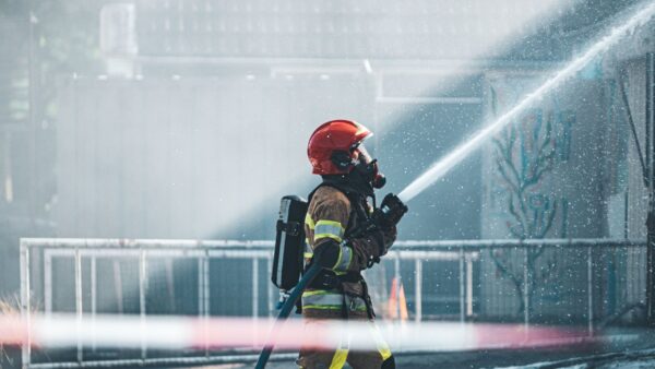 Kellerbrand in Cottbus-Ströbitz