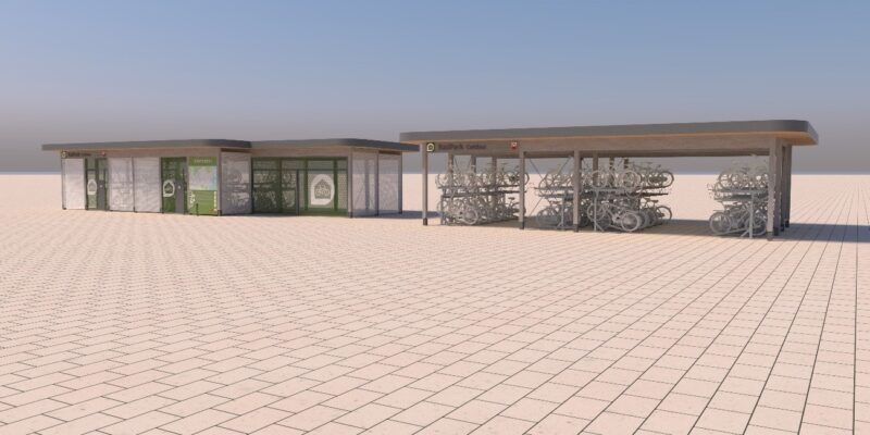 Cottbus bekommt erstes Fahrradparkhaus – Baubeginn am Hauptbahnhof