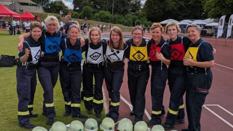 Feuerwehrfrauen holen Silber
