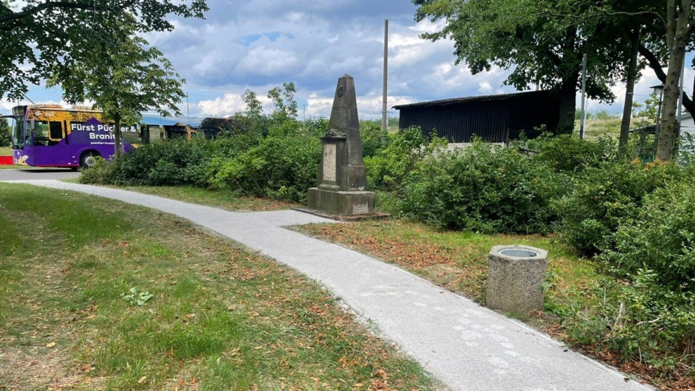 Das Denkmal in Schlichow