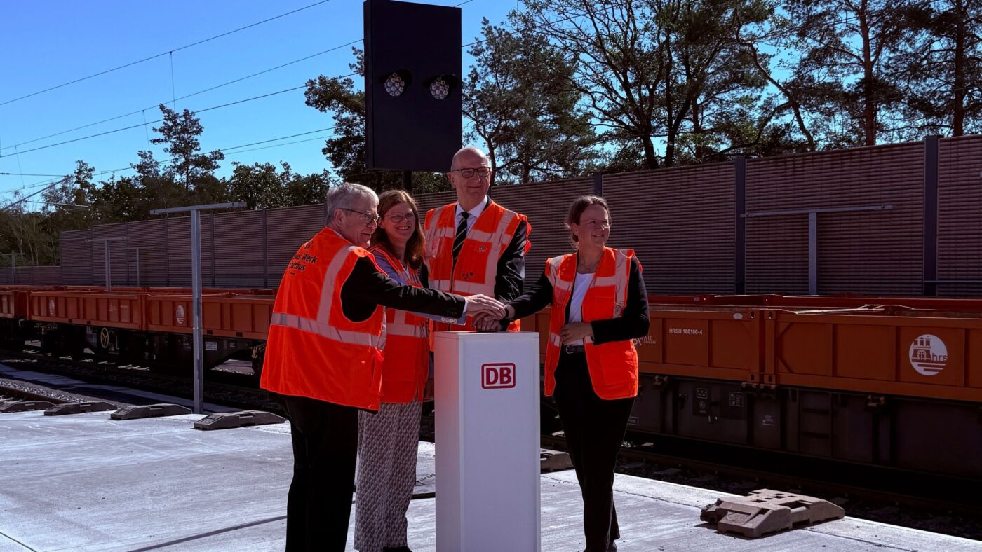 Eröffnung neues Umschlagwerk Cottbus