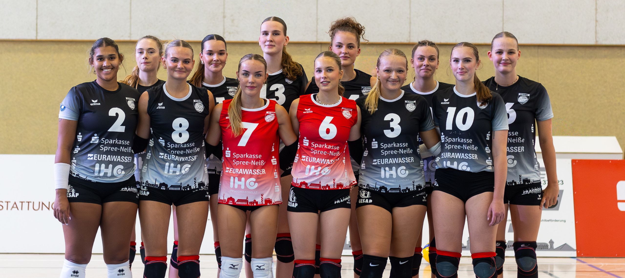 Das Team des SV Energie Cottbus für die 2. Bundesliga Volleyball Frauen Nord