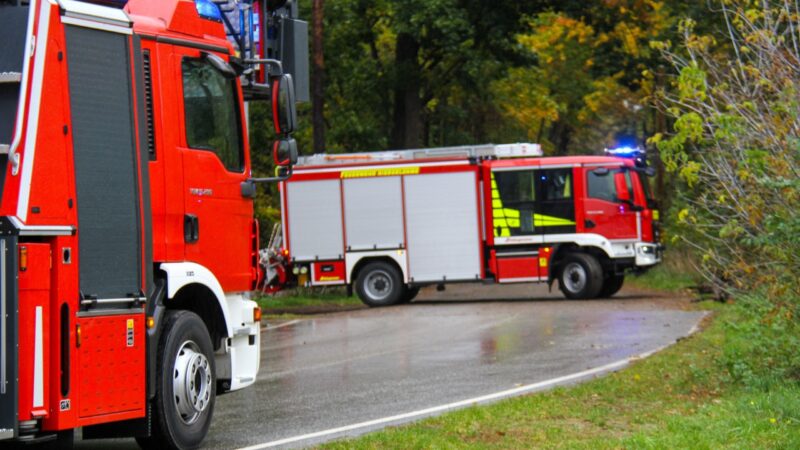 100.000 Euro Schaden bei Scheunenbrand in Drehnow