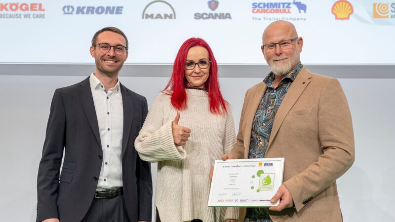 Cottbuser Firma Negus Transporte glänzt beim Eco Performance Award