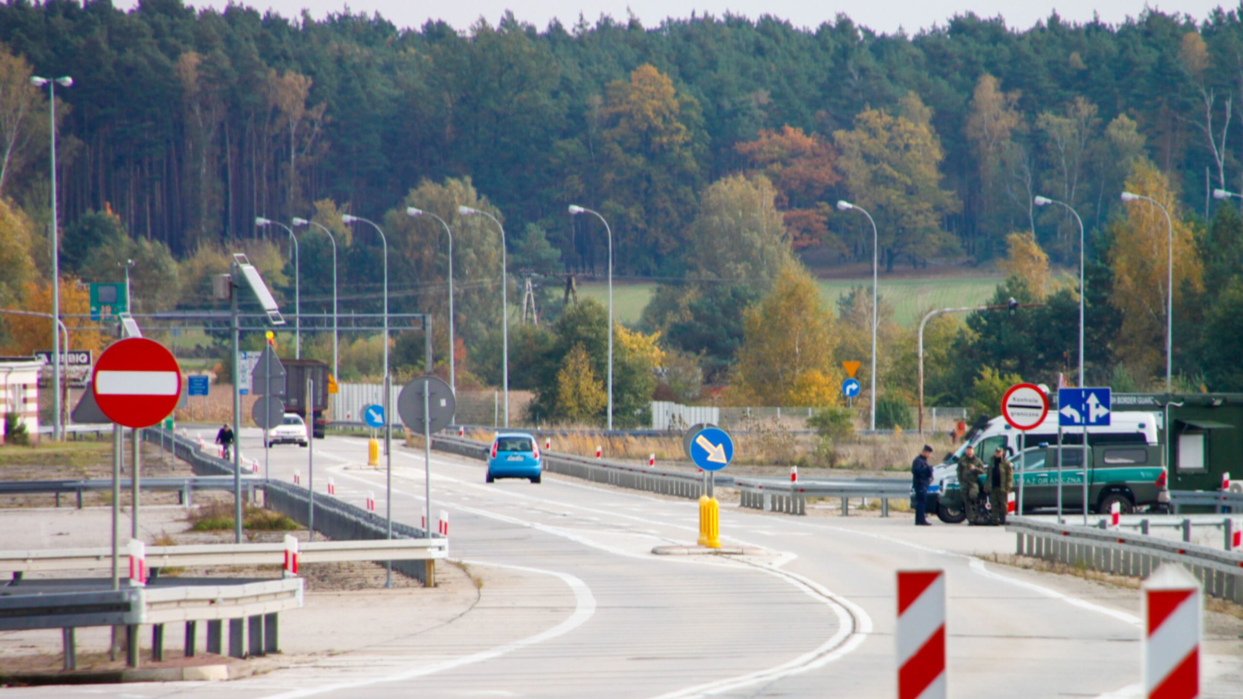 Grenzübergang in Groß Gastrose im Landkreis Spree-Neiße