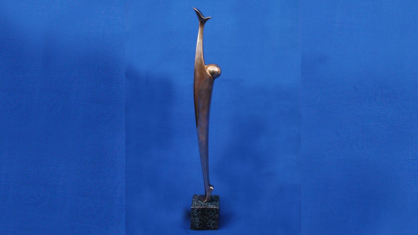 Der Max-Grünebaum-Preis (Gestaltung der Skulptur: Mattes Knabe) (Foto: Marlies Kross)