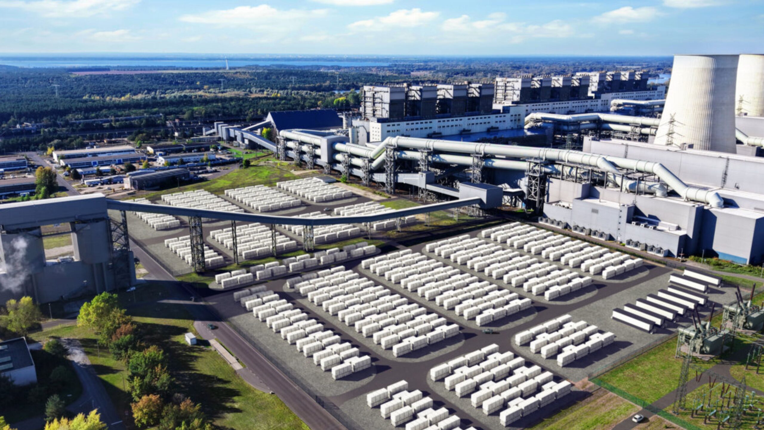 GigaBatter Jänschwalde 1000 von LEAG und Fluence