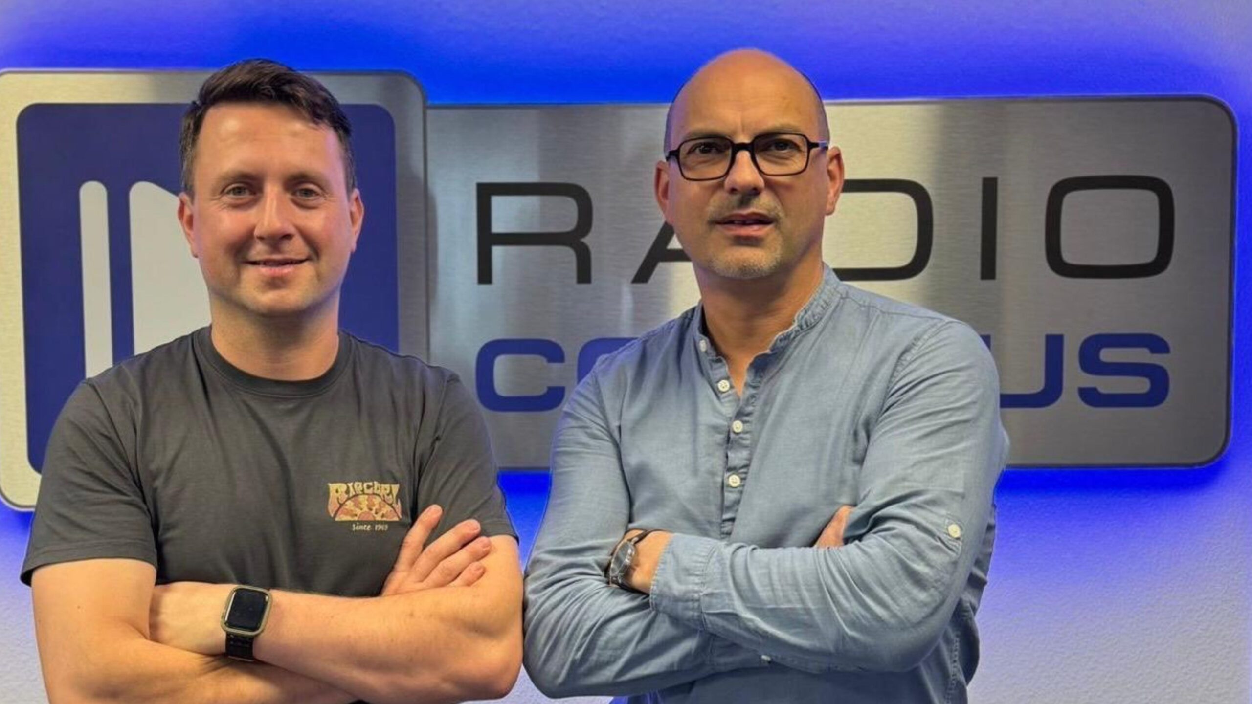 Martin Grunewald und Steffen Krautz vom Konsum Jänschwalde und vom camp Deulowitz