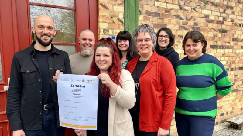 CampusKita Klettwitz erhält Papilio-Zertifizierung