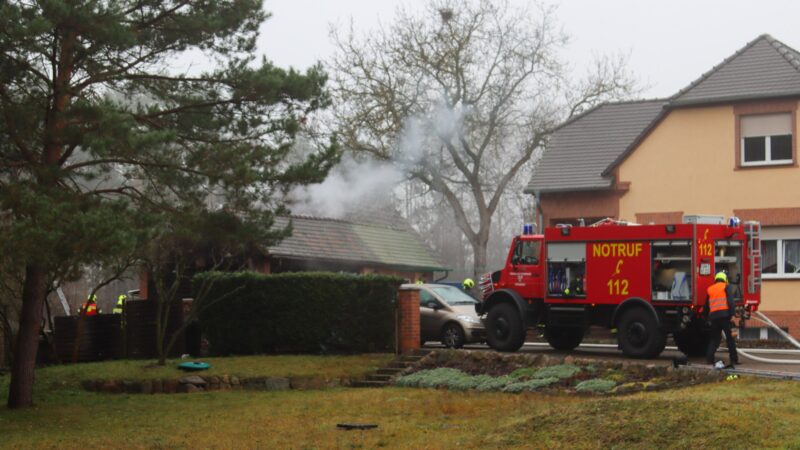 Heizungsbrand in Spremberg-Weskow