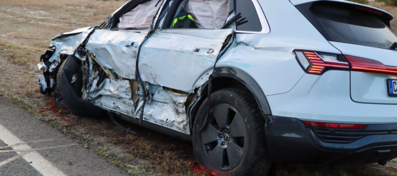 Verkehrsunfall auf der B168: Überholmanöver löst Kettenreaktion aus