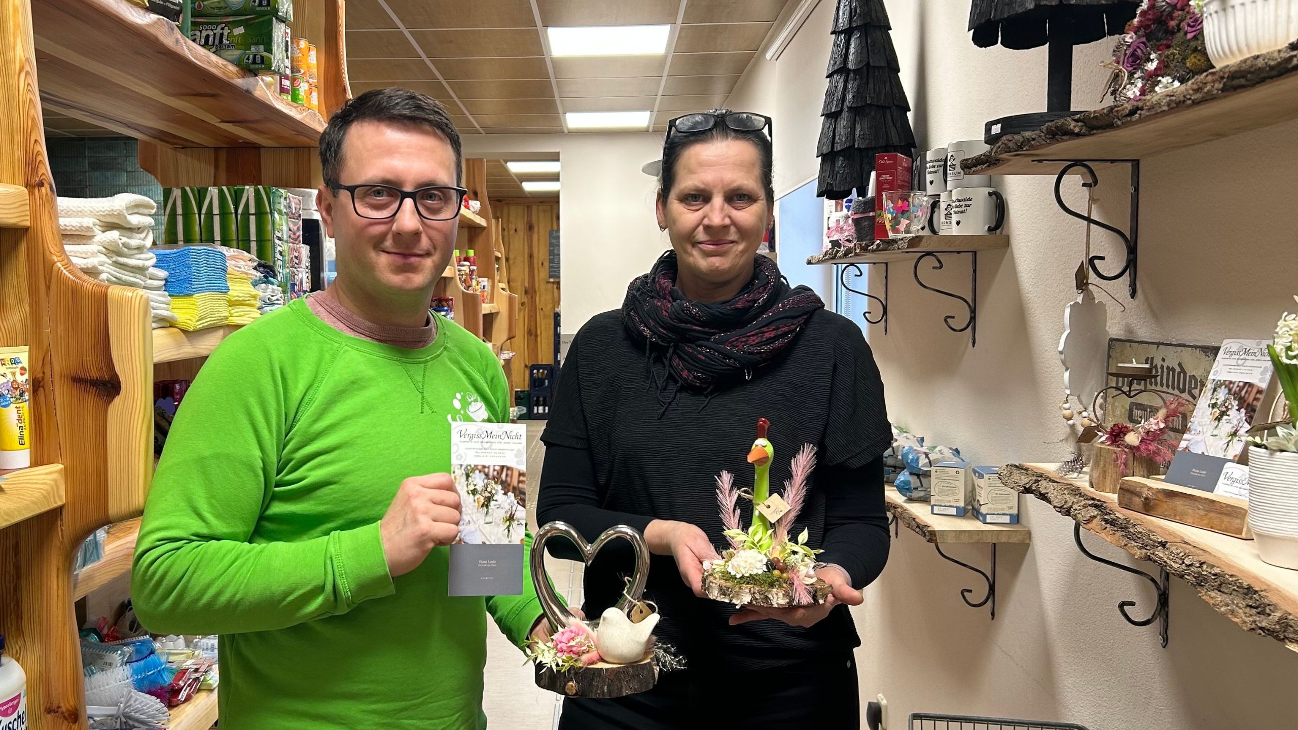 Konsum Jänschwalde - Martin Grunewald und Diana Lauke