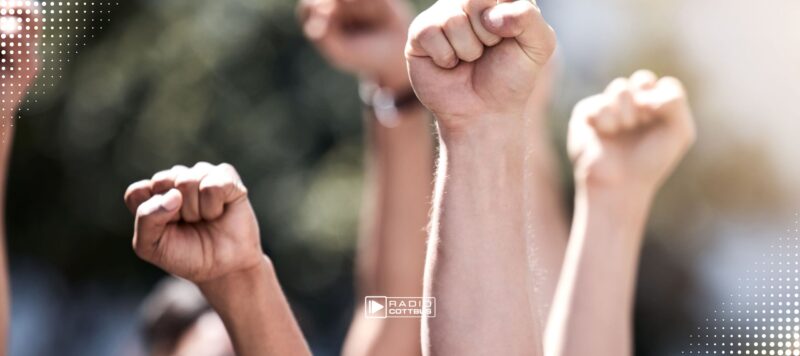 Proteste gegen Auftritt von Martin Sellner in Vetschau