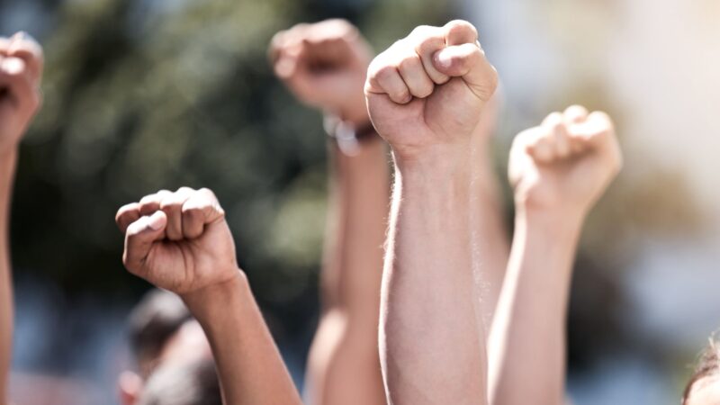 Proteste gegen Auftritt von Martin Sellner in Vetschau