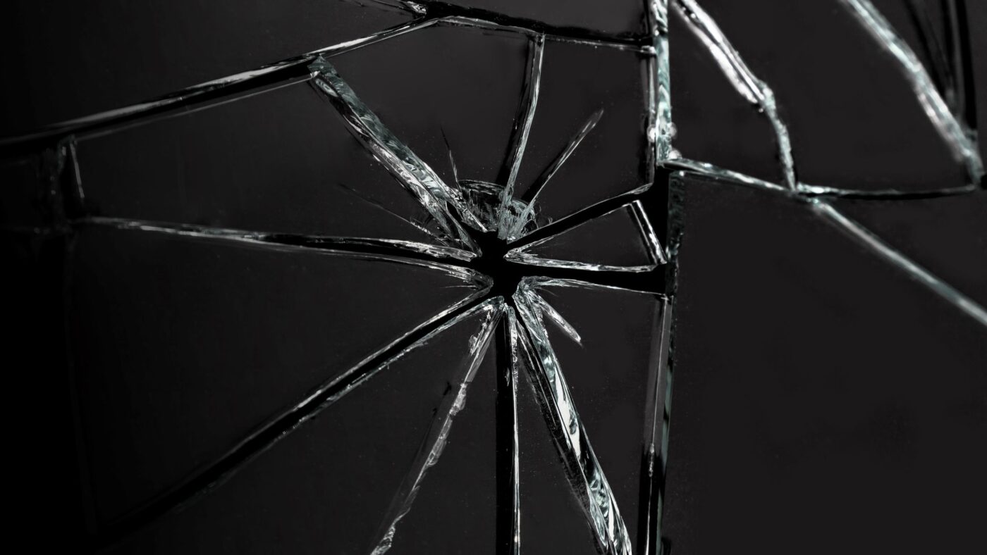 Kaputtes Schaufenster