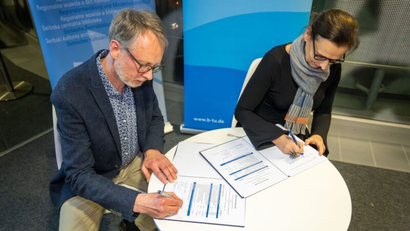 BTU und Sorbisches Institut besiegeln Kooperation