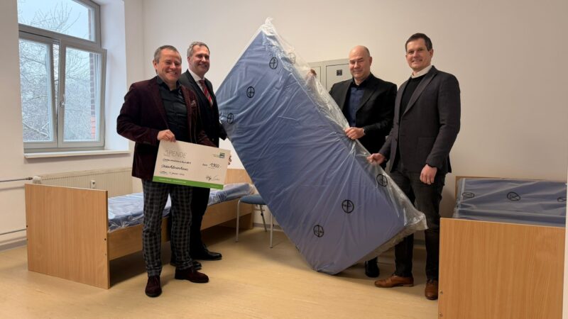Wärme und Sicherheit: Spende stärkt Obdachlosenhaus in Cottbus