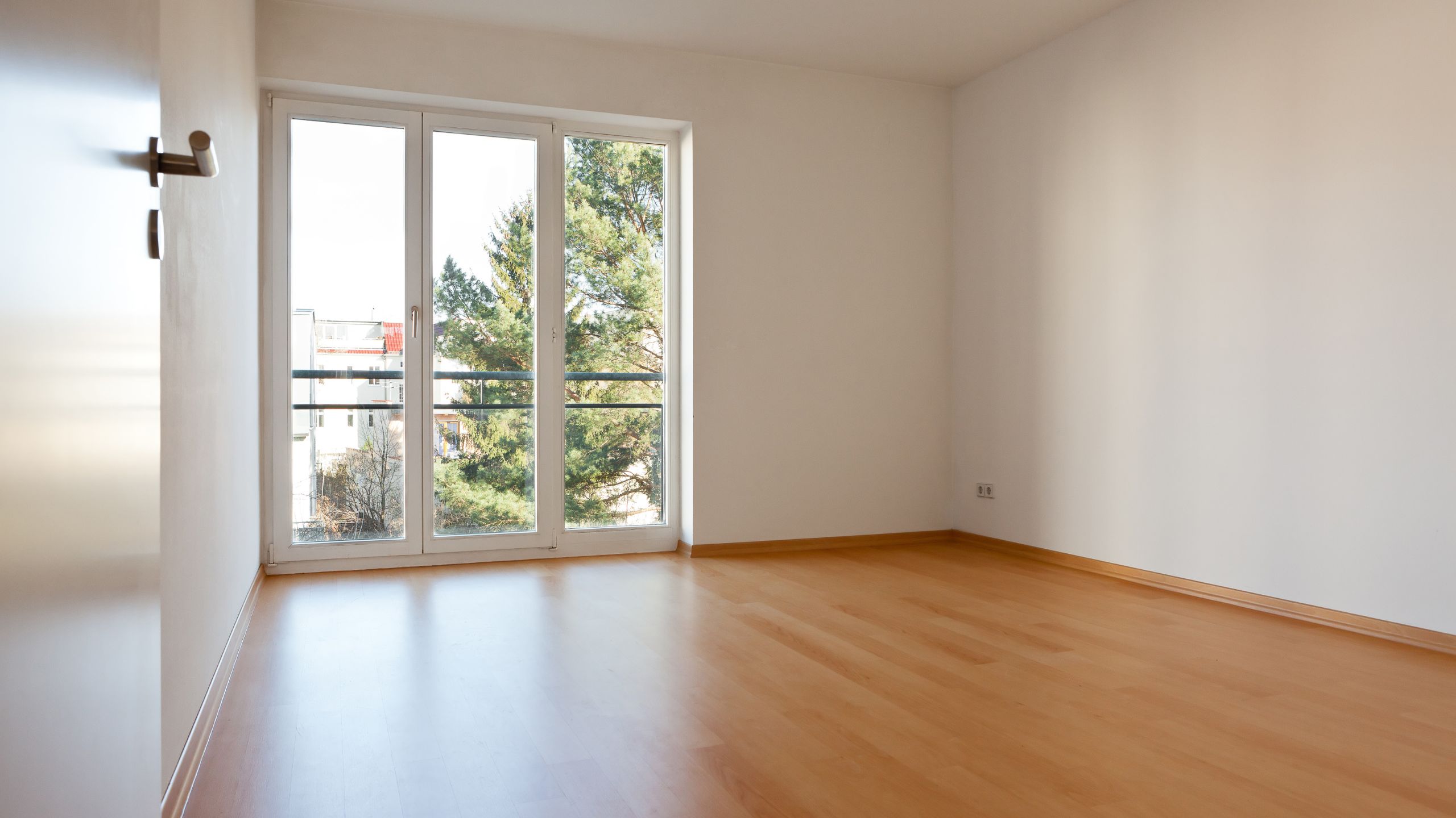 Eine leere Wohnung als Symbolbild für den bestehenden Wohnraum