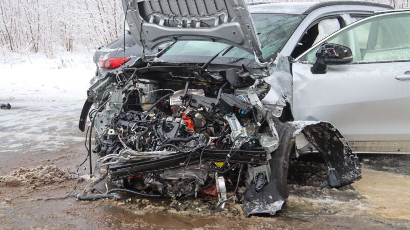 Schwerer Unfall B97 zwischen Spremberg und Cottbus