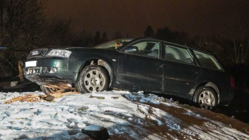 Verfolgungsfahrt in Kamenz endet auf einem Spielplatz