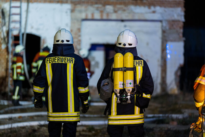 Gebäudebrand Drebkau: Großeinsatz in der Nacht