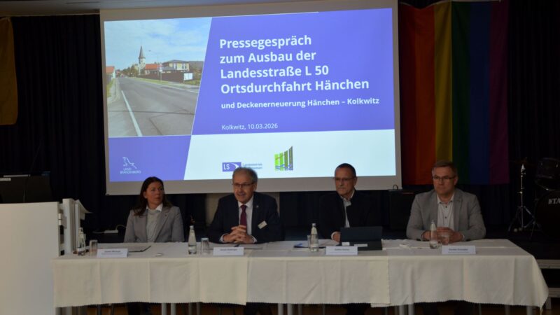 L50 wird ausgebaut: Vollsperrung in Hänchen ab Sommer 2026