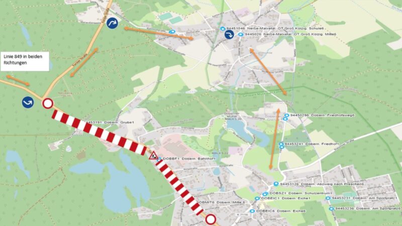 Gashavarie: Forster Straße in Döbern wird komplett gesperrt