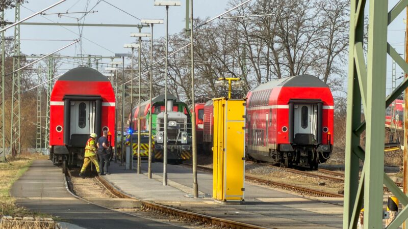 Rangierunfall in Cottbus: Bahnmitarbeiter (21) stirbt auf Betriebsgelände