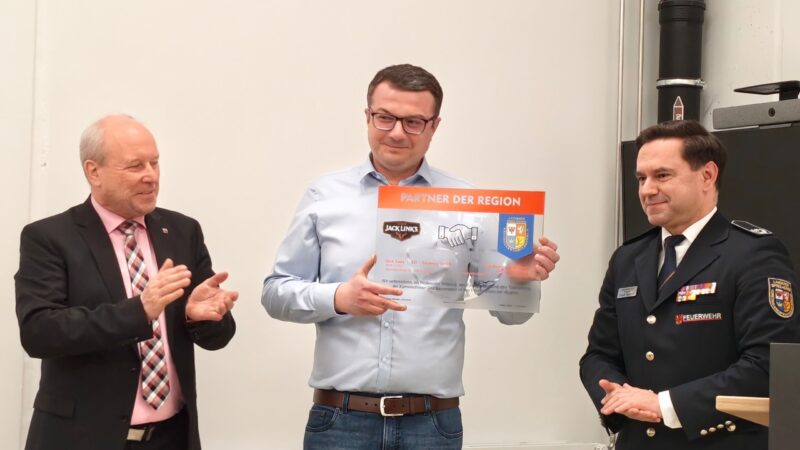 Neue Partnerschaft: Jack Link’s unterstützt Feuerwehren in SPN