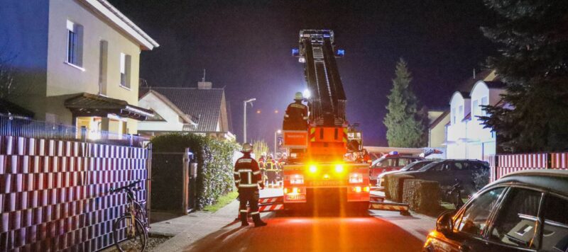 Brand in Kolkwitz: Wohnhaus nach Feuer am Samstagabend unbewohnbar