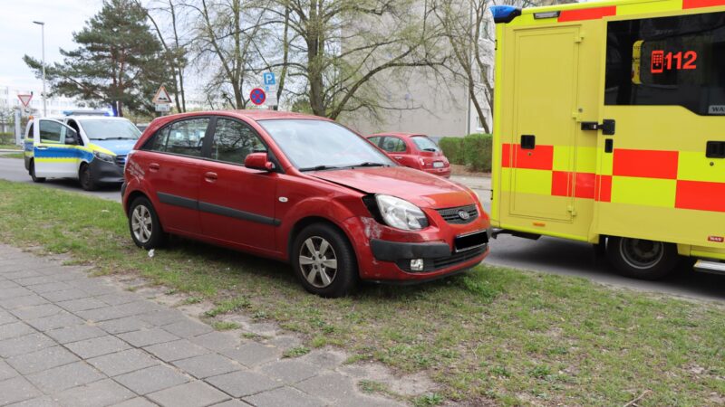 Vorfahrtsfehler sorgt für Unfall an Leipziger Straße in Cottbus