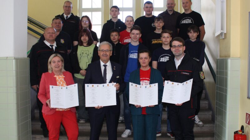 Feuerwehrunterricht in Forst: Erstes Gymnasium in Brandenburg startet