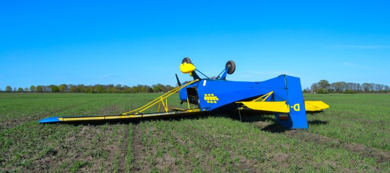 Kleinflugzeug-Absturz bei Tätzschwitz: Pilot kommt mit dem Schrecken davon