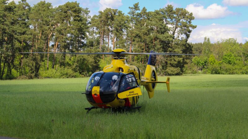 Schwerer Motorradunfall zwischen Drebkau und Casel