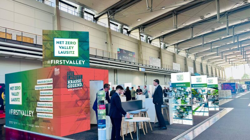 Net Zero Valley Lausitz bei Wirtschaftsfachmesse in Hannover