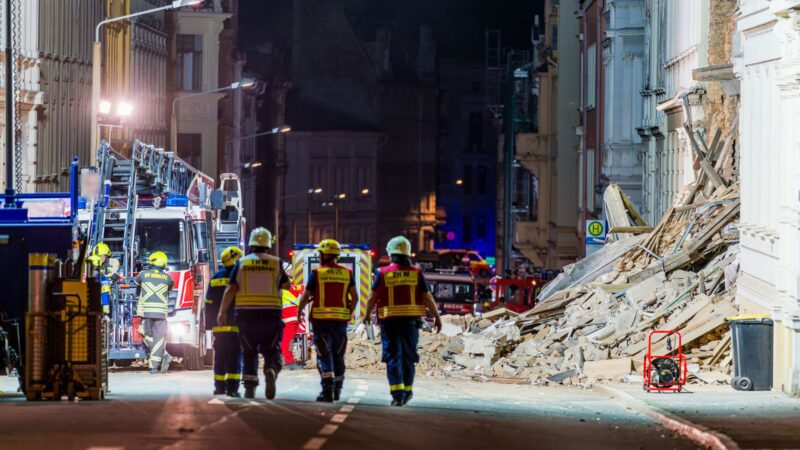Nach Hauseinsturz in Görlitz: Mehrere Menschen weiter vermisst