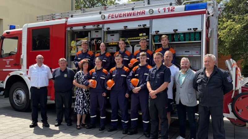 Spremberger Schüler beenden Feuerwehr-Ausbildung