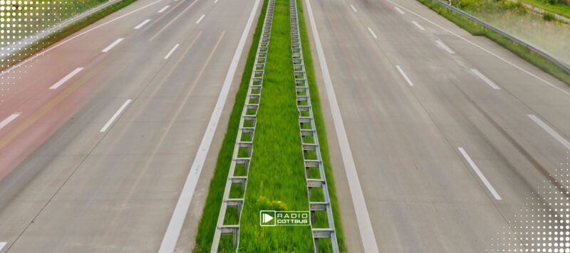 Reifenplatzer auf A15 bei Cottbus: Sieben Fahrzeuge beschädigt