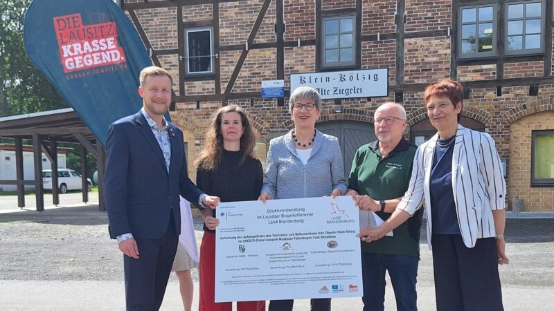 Fast 3 Millionen Euro für die Lausitz: Geopark, Alte Ziegelei und Trinkwasser-Projekt profitieren