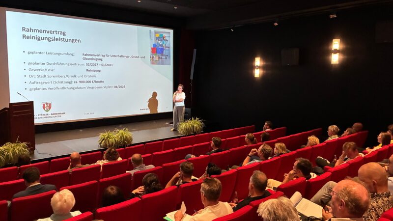 Vergabekonferenz in Spremberg: Millionen-Aufträge für 2026 geplant