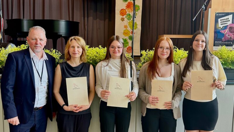 Anerkennungspreis für Fremdsprachentalente aus Dahme-Spreewald