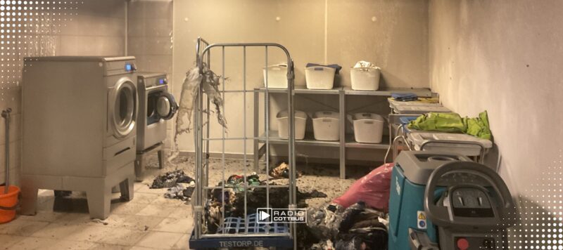 Kellerbrand in Cottbuser Pflegeheim